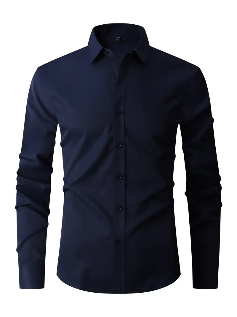 Chemise semi-formelle pour hommes - Polyvalente pour toutes les occasions - Projet Paris - Style chic et confortable