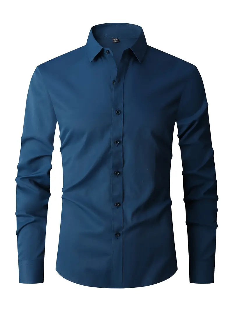 Chemise semi-formelle pour hommes - Polyvalente pour toutes les occasions - Projet Paris - Style chic et confortable