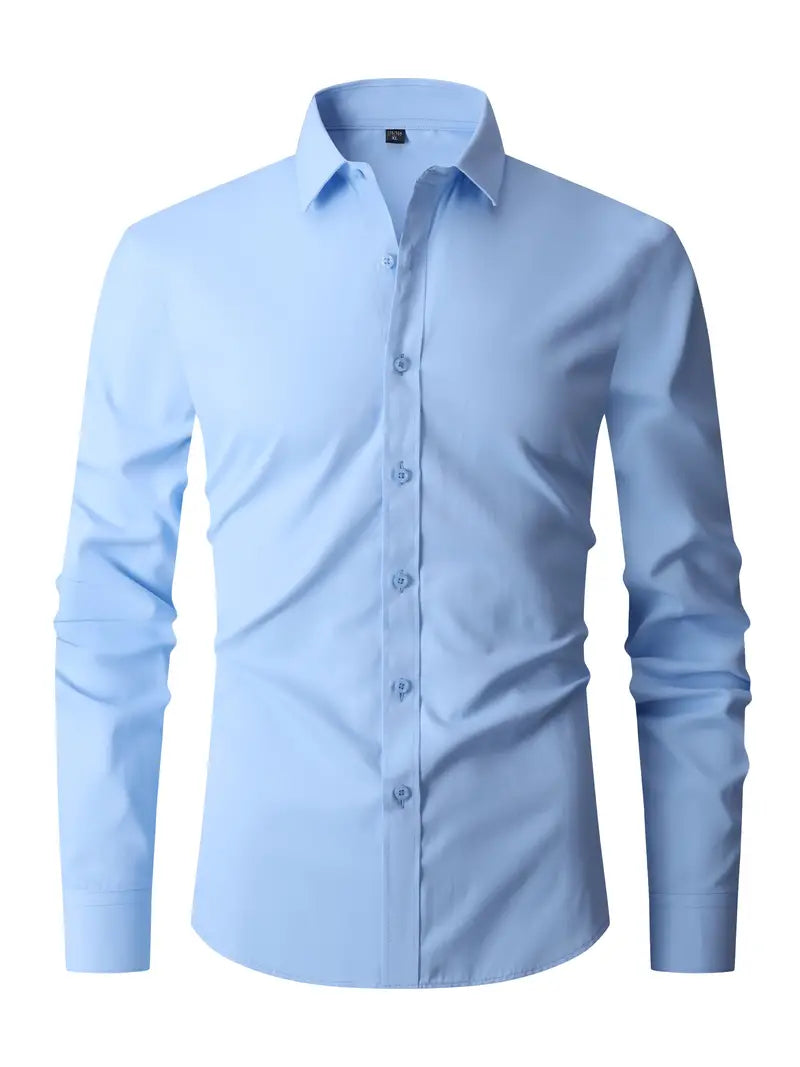 Chemise semi-formelle pour hommes - Polyvalente pour toutes les occasions - Projet Paris - Style chic et confortable