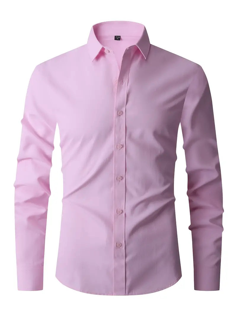 Chemise semi-formelle pour hommes - Polyvalente pour toutes les occasions - Projet Paris - Style chic et confortable