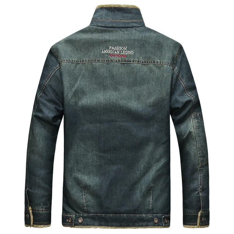 Veste d'hiver jean - pour hommes - Projet Paris - Chic et sophistiqué - Isolation thermique