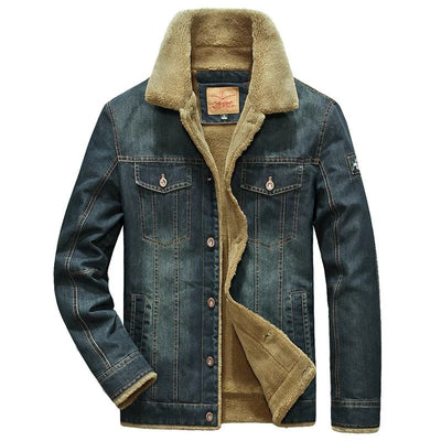 Veste d'hiver jean - pour hommes - Projet Paris - Chic et sophistiqué - Isolation thermique