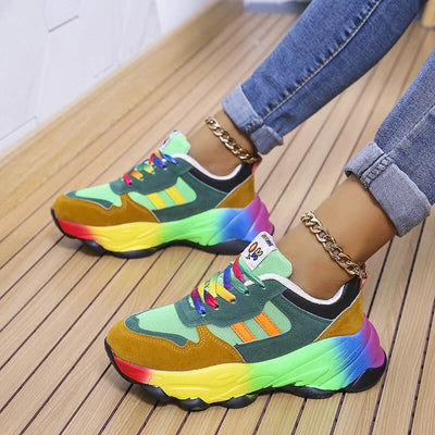 Madelief - Sneakers confort multicolores