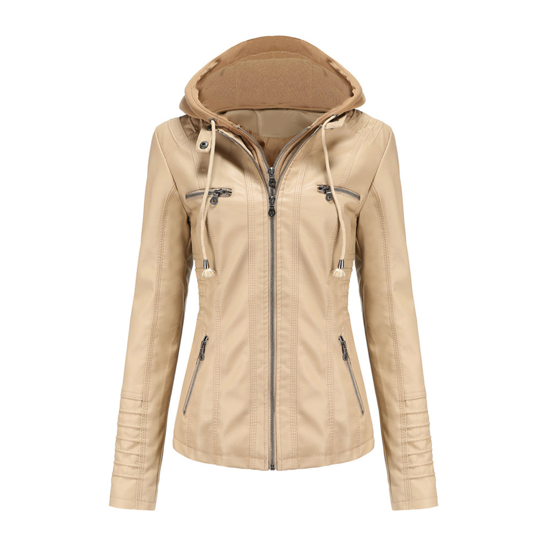 Veste en cuir pour femme