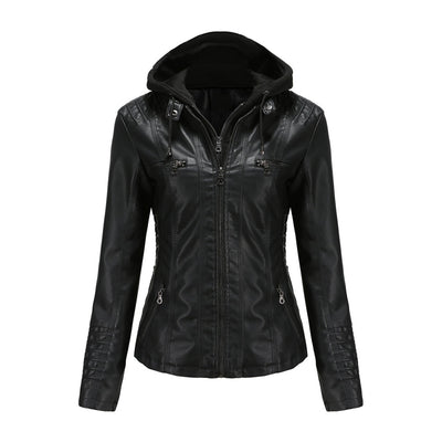 Veste en cuir pour femme