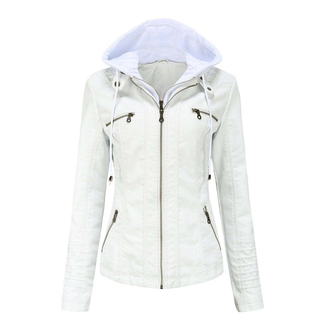 Veste en cuir pour femme