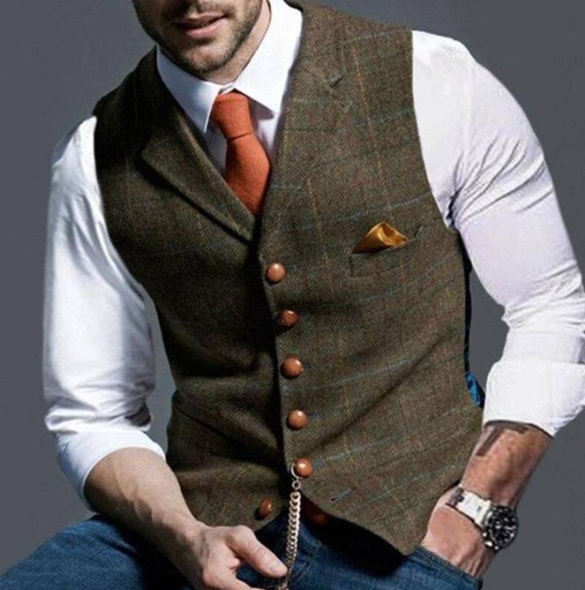 Gilet élégant pour hommes - Style raffiné