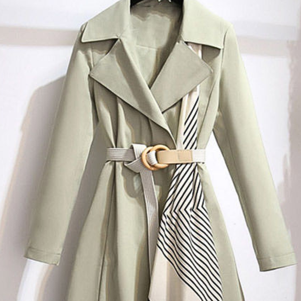 Aurembiaix - Trench-coat élégant pour femmes avec ceinture