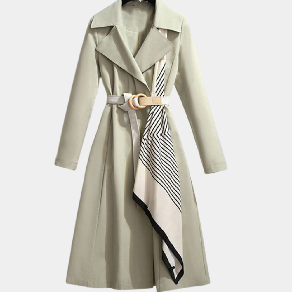 Aurembiaix - Trench-coat élégant pour femmes avec ceinture