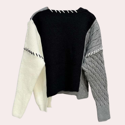 QUINLAN - Cardigan en Tricot Tendance pour Femmes