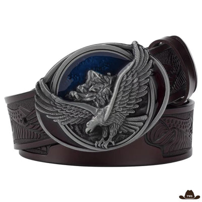 Ceinture Cuir Western