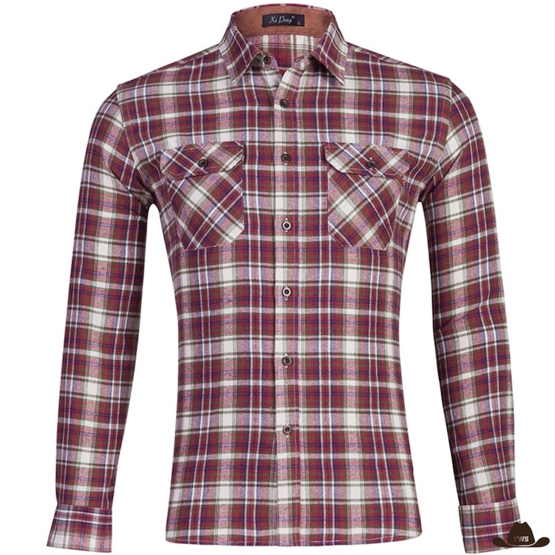 Chemise à Carreaux Cowboy Homme