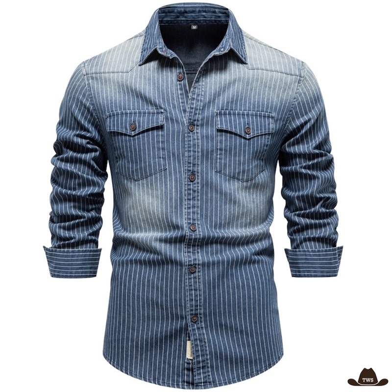 Chemise de Cowboy Vintage Pour Homme