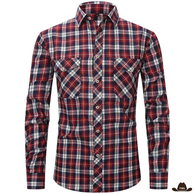 Chemise à Carreaux Western