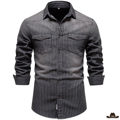 Chemise de Cowboy Vintage Pour Homme