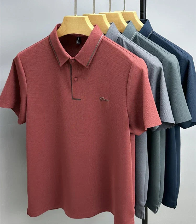 Polo classique de performance pour hommes - Confort et style - Projet Paris - Idéal pour le sport et les loisirs - Disponible en plusieurs tailles