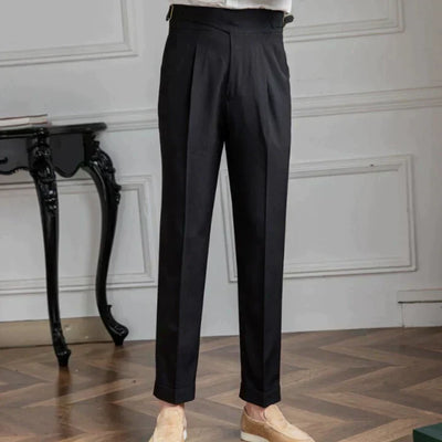 Pantalon de raffinement intemporel - Avec fermeture latérale - Projet Paris - Élégance classique avec une touche moderne et pratique - Design épuré et fermeture discrète