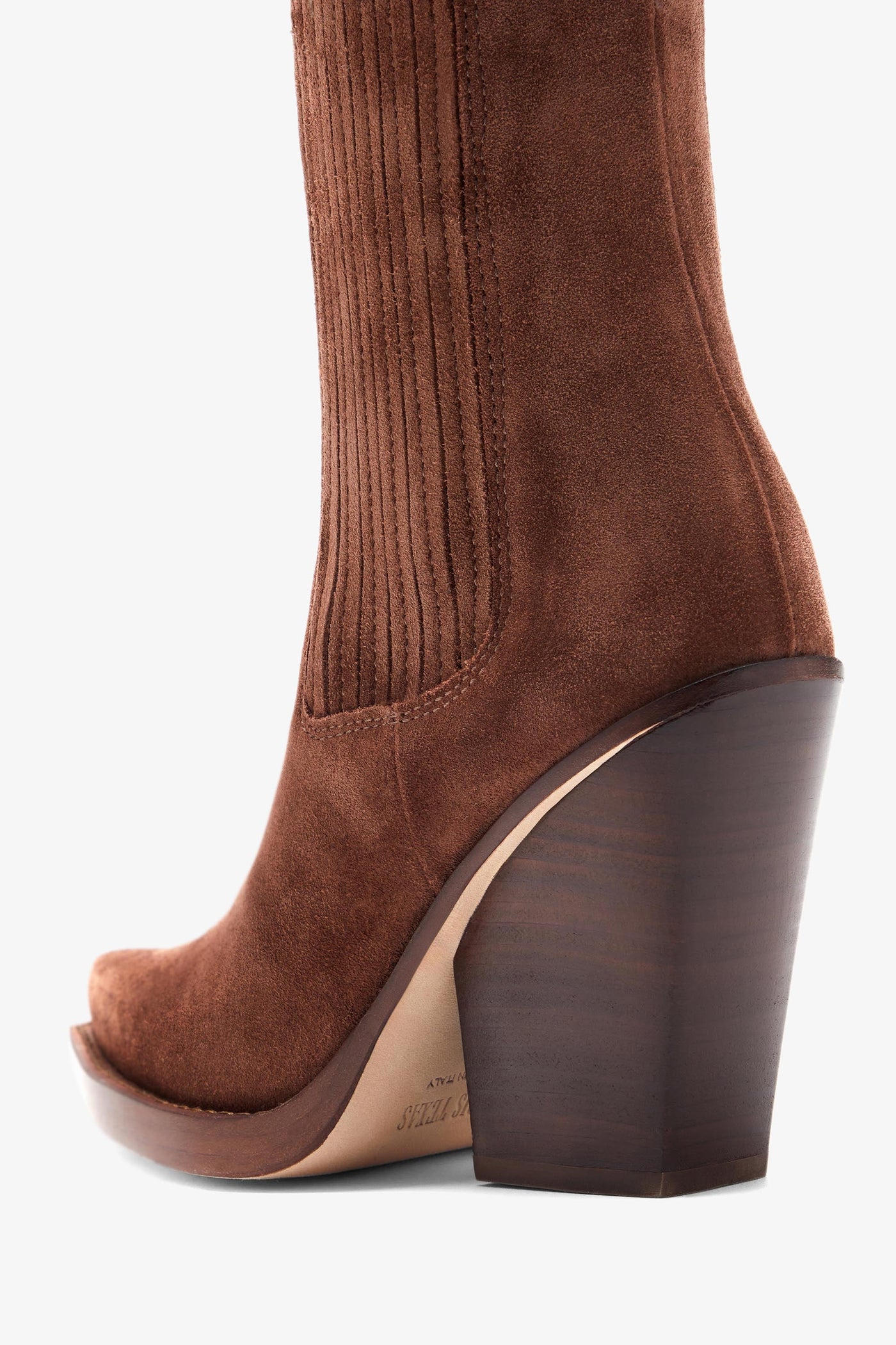 Canyon brown calf suede ankle boots