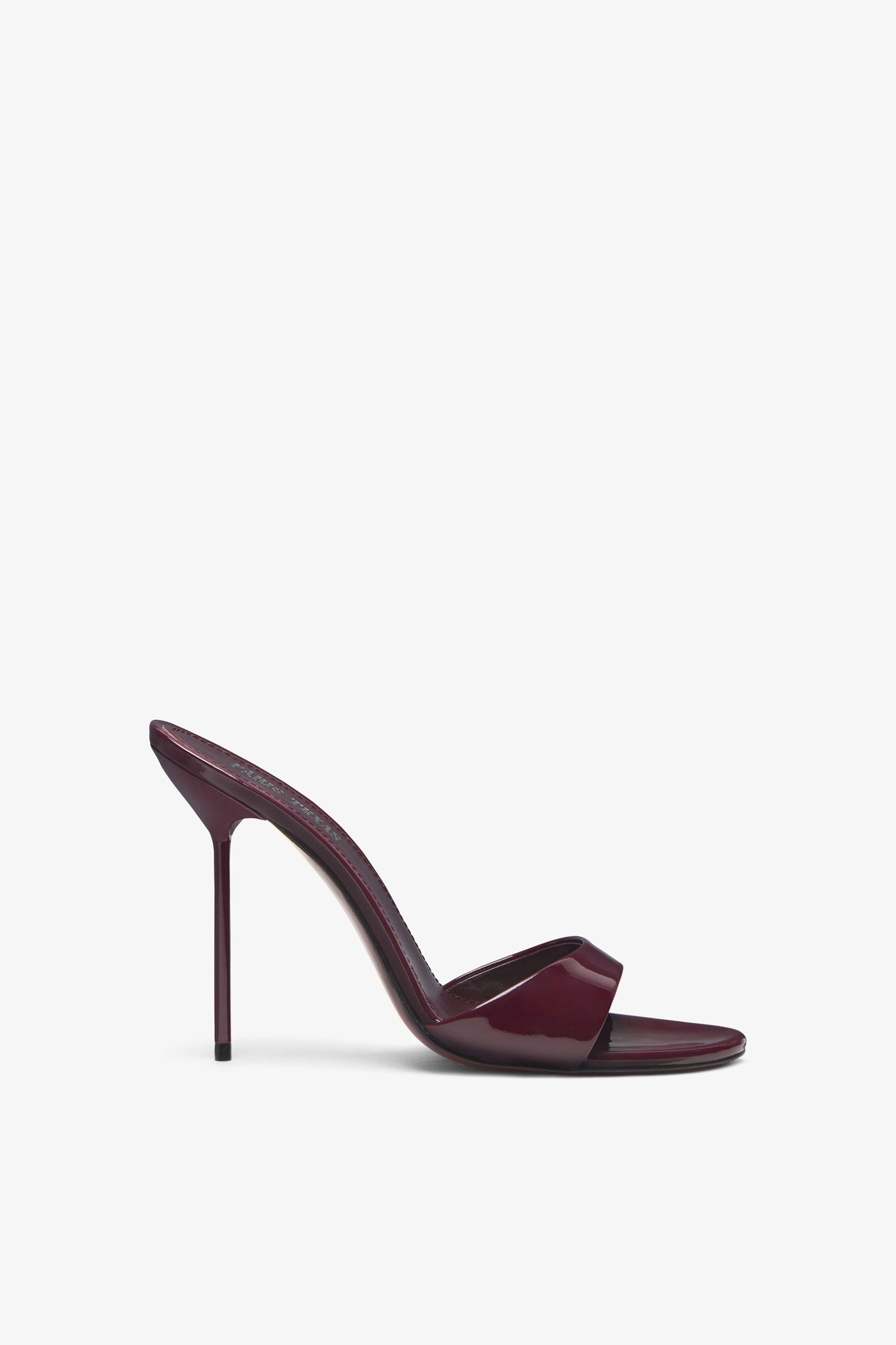 Amarena patent leather mules