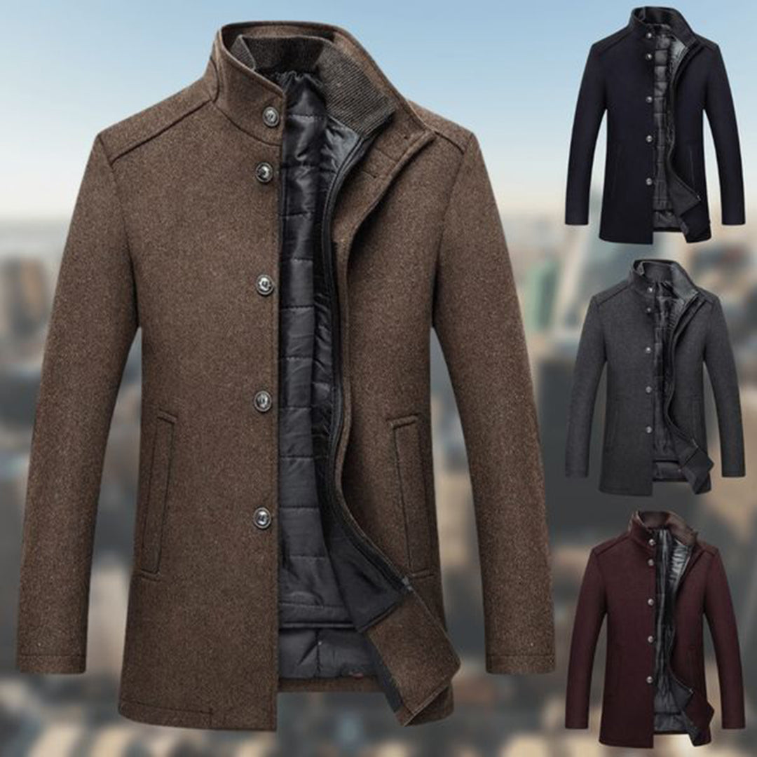 Vincent - Manteau d'hiver classique avec doublure