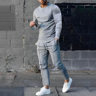 Ensemble pull et pantalon pour homme - Confort et élégance - Projet Paris - Confort optimal avec un look coordonné et moderne - Tissu doux et coupe ajustée