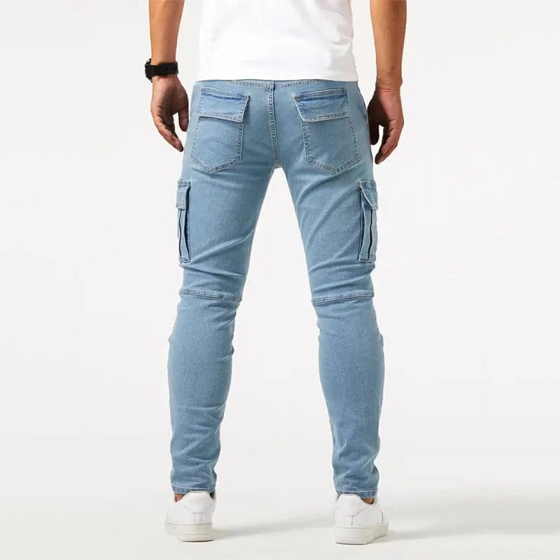 Pantalon cargo élégant - Fonctionnalité et style - Projet Paris - Allie praticité et élégance pour un look moderne - Poches multiples et coupe ajustée