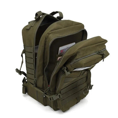 Sac à dos tactique - Imperméable avec système MOLLE - Projet Paris - Durable et modulable pour toutes les conditions - Idéal pour les activités en plein air