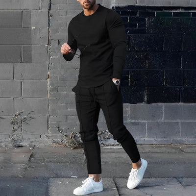 Ensemble pull et pantalon pour homme - Confort et élégance - Projet Paris - Confort optimal avec un look coordonné et moderne - Tissu doux et coupe ajustée