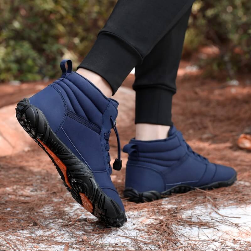 Chaussures d'hiver barefoot IceWalker - Pour marcher confortablement sur la glace - Projet Paris - Protection et confort optimal en hiver - Semelle antidérapante et isolante