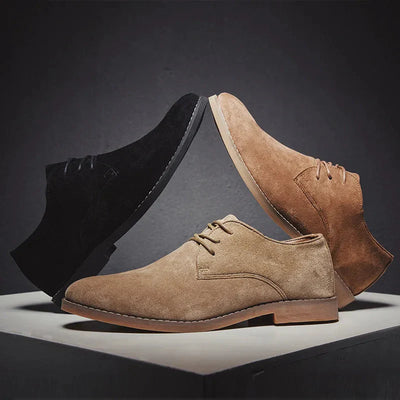 Chaussures Oxford en daim - Élégantes - Projet Paris - Style sophistiqué - Confort et qualité