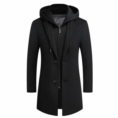 Lucas - Trench-coat en laine pour homme