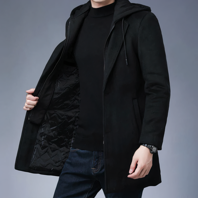 Lucas - Trench-coat en laine pour homme