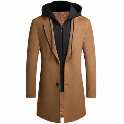 Lucas - Trench-coat en laine pour homme