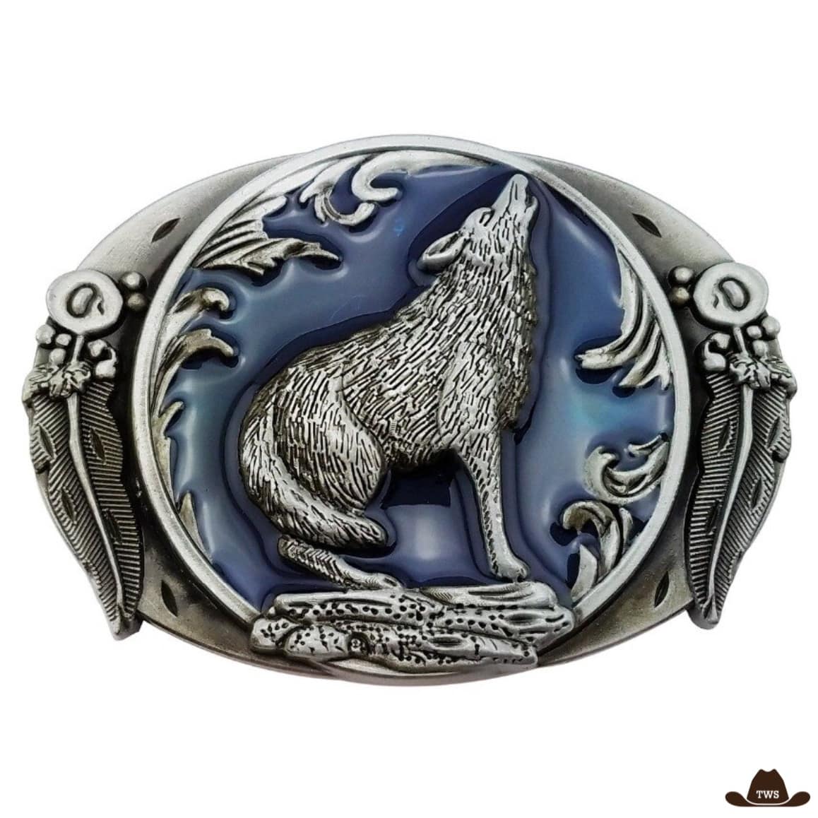 Boucle de Ceinture Western The Wolf