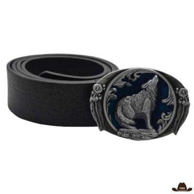 Boucle de Ceinture Western The Wolf