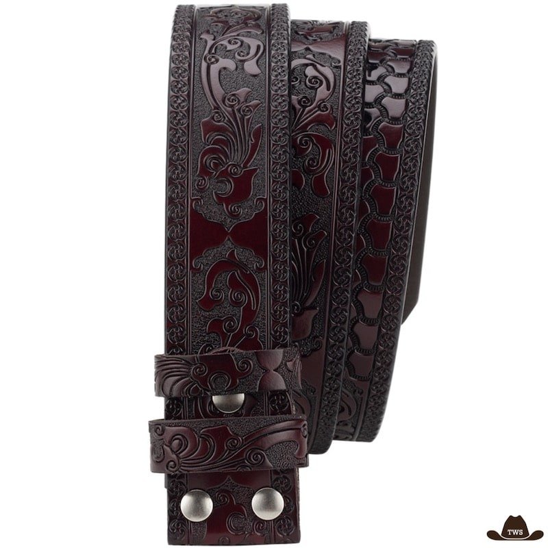 Ceinture Cuir Pour Boucle Western