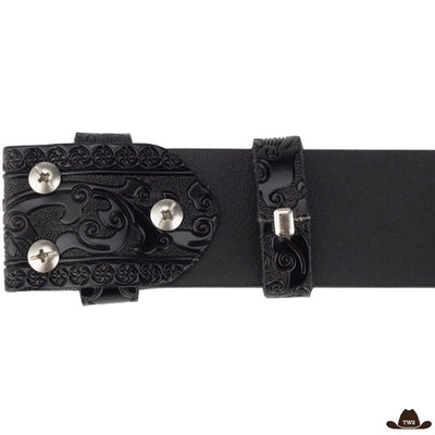 Ceinture Cuir Pour Boucle Western