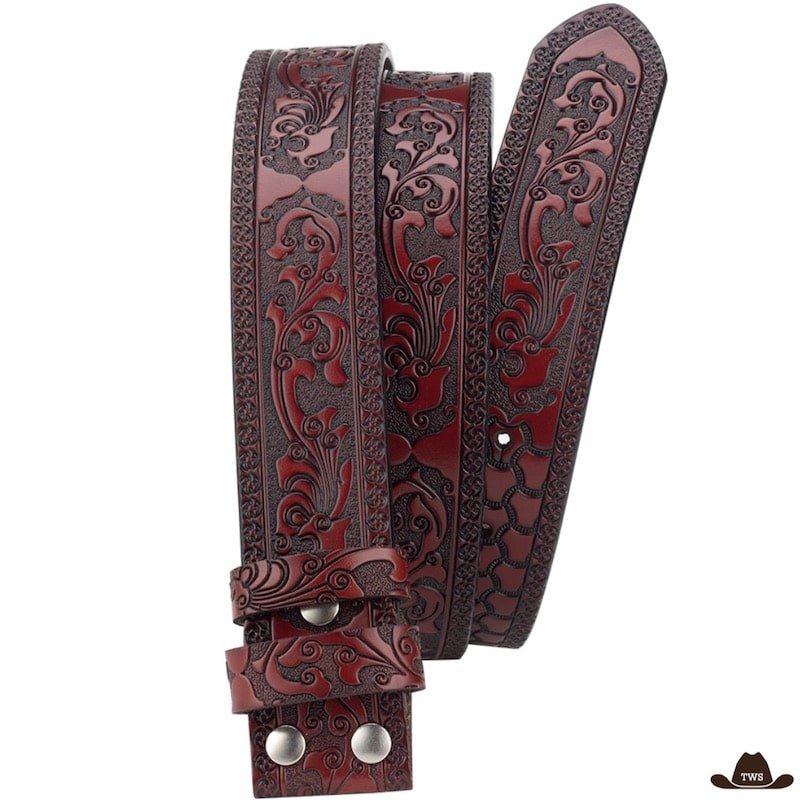 Ceinture Cuir Pour Boucle Western