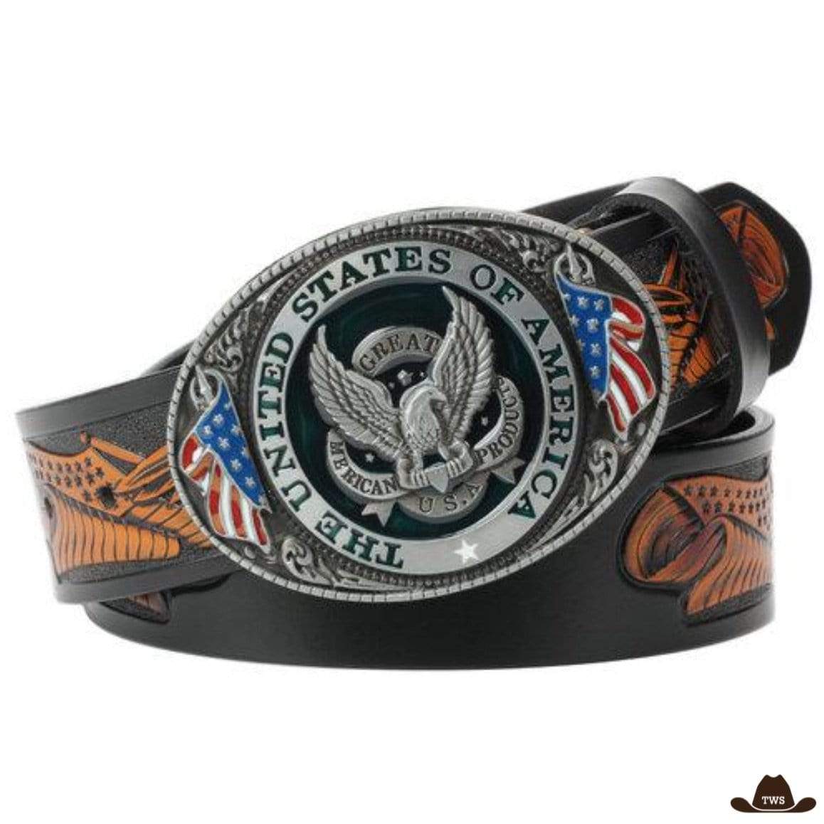 Ceinture Cuir Homme Style Western