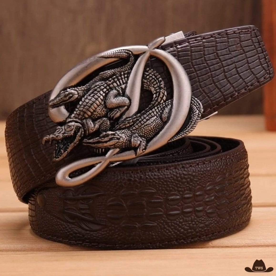 Ceinture Cuir Western Homme