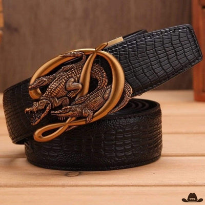 Ceinture Cuir Western Homme