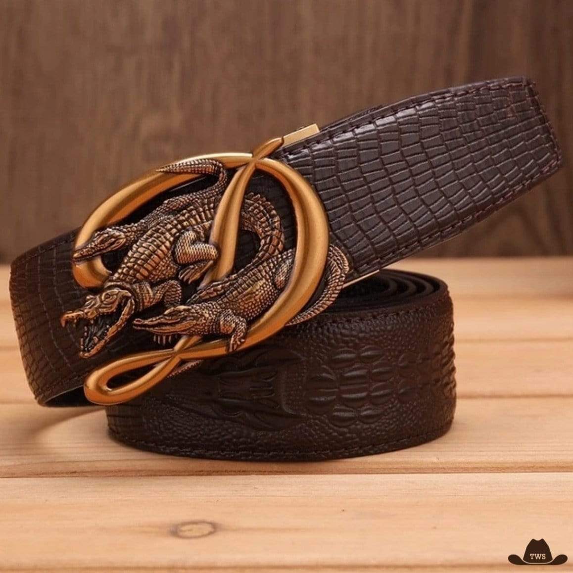 Ceinture Cuir Western Homme