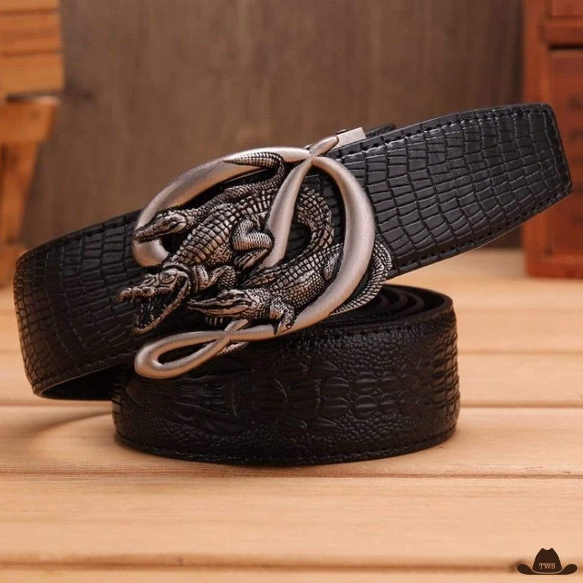 Ceinture Cuir Western Homme