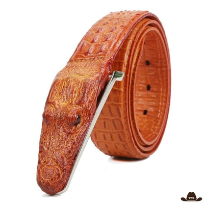 Ceinture Western Crocodile