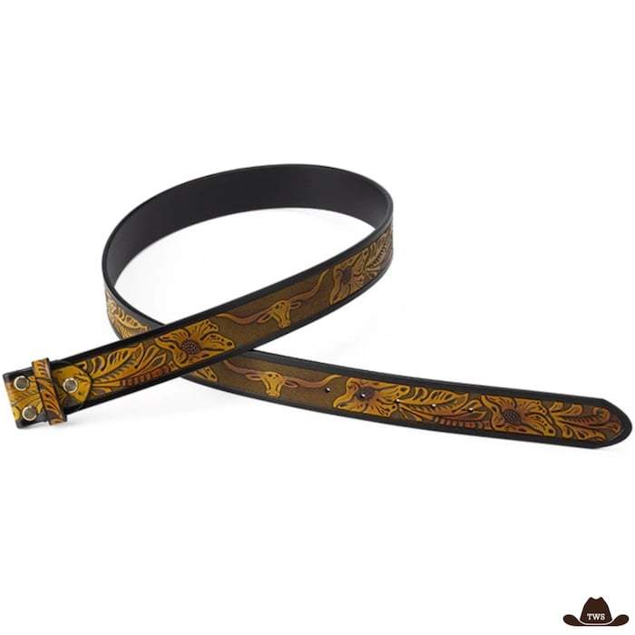 Ceinture Western Pour Boucle Interchangeable