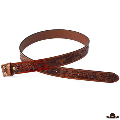 Ceinture Western Pour Boucle Interchangeable