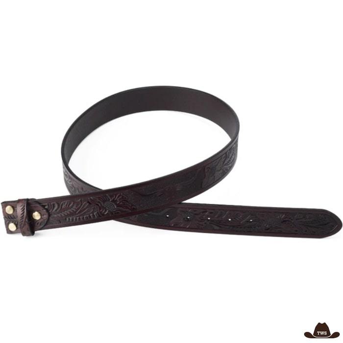 Ceinture Western Pour Boucle Interchangeable