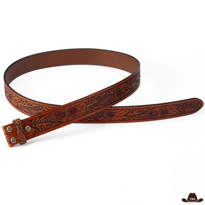 Ceinture Western Pour Boucle Interchangeable