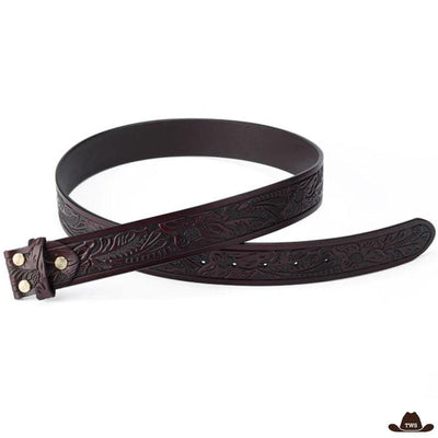 Ceinture Western Pour Boucle Interchangeable