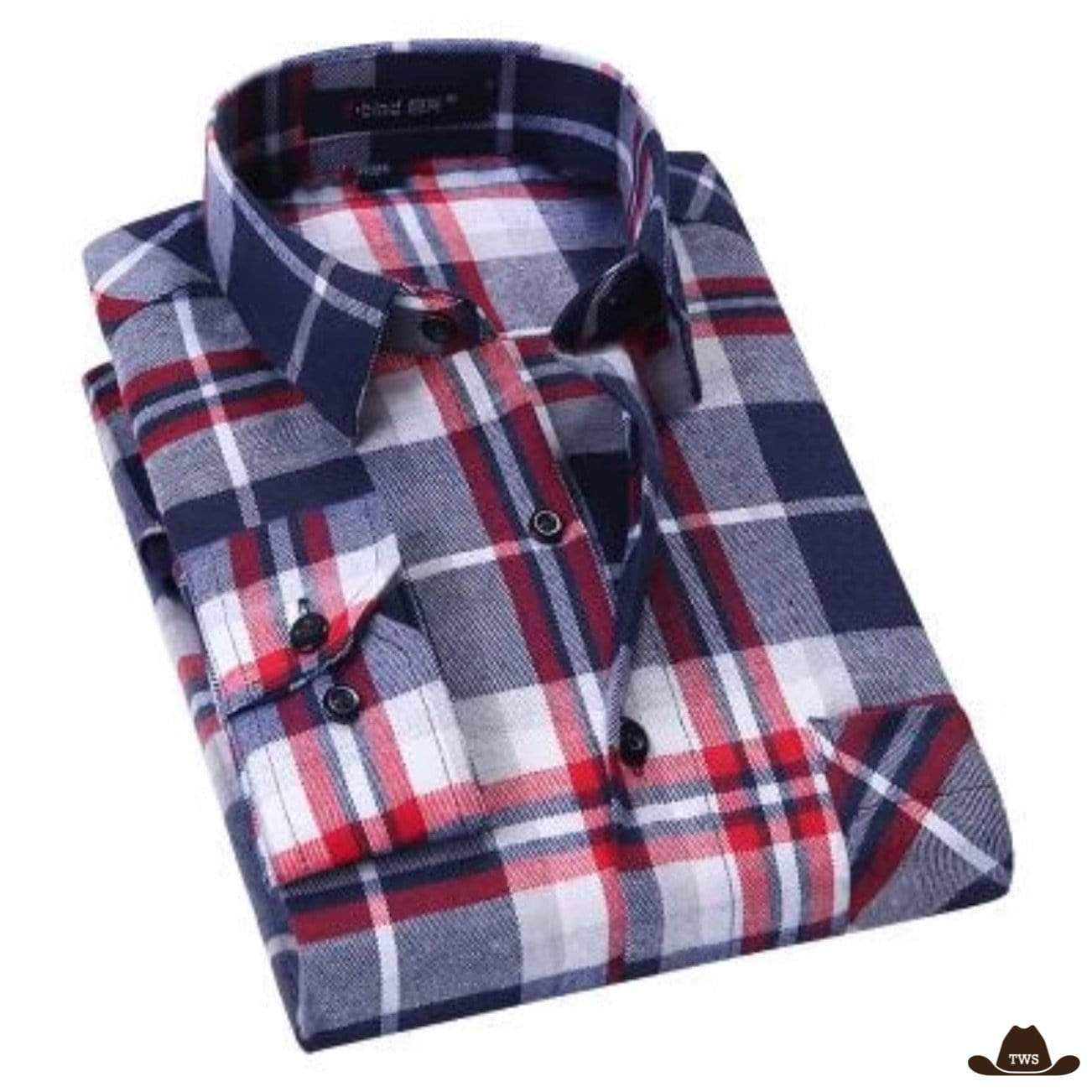 Chemise de Western à Carreaux Homme